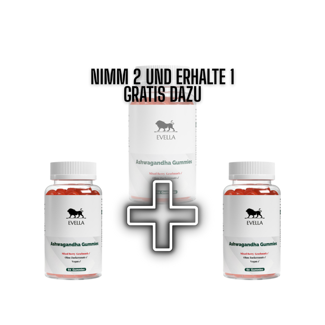 Premium Ashwagandha Gummies 300 + Vitamin B6,- 60 Stk
